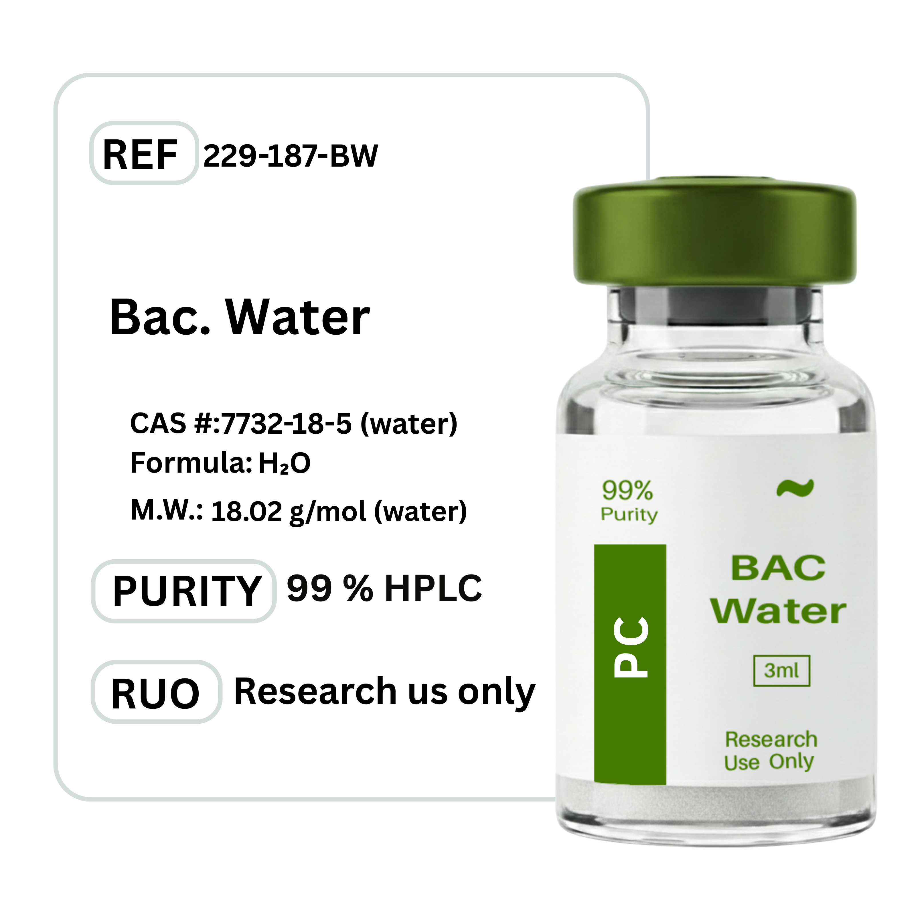 BAC Bacteriostatic Water